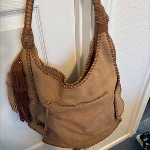 Steven By Steve Madden Brown Hobo Bag